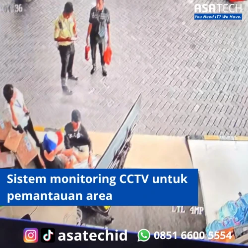 Jasa Instalasi CCTV Sistem monitoring CCTV untuk pemantauan area